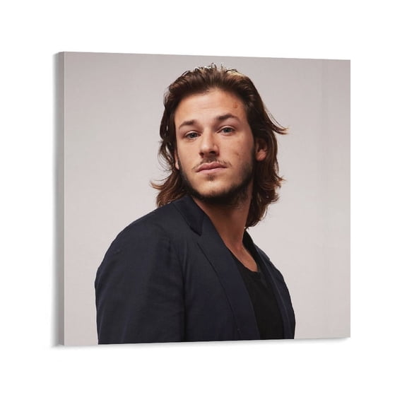 Gaspard Ulliel French Poster Actor Canvas Art Poster and Wall Art Picture Print Modern Family bedroom Decor Posters 16x16inch(40x40cm)