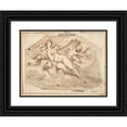 thumbnail image 1 of Gaspare Diziani 18x15 Black Ornate Wood Framed Double Matted Museum Art Print Titled - Venus and Cupid (circa 1746-1747), 1 of 5