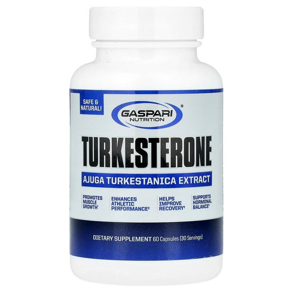Gaspari Nutrition Turkesterone, 60 Capsules