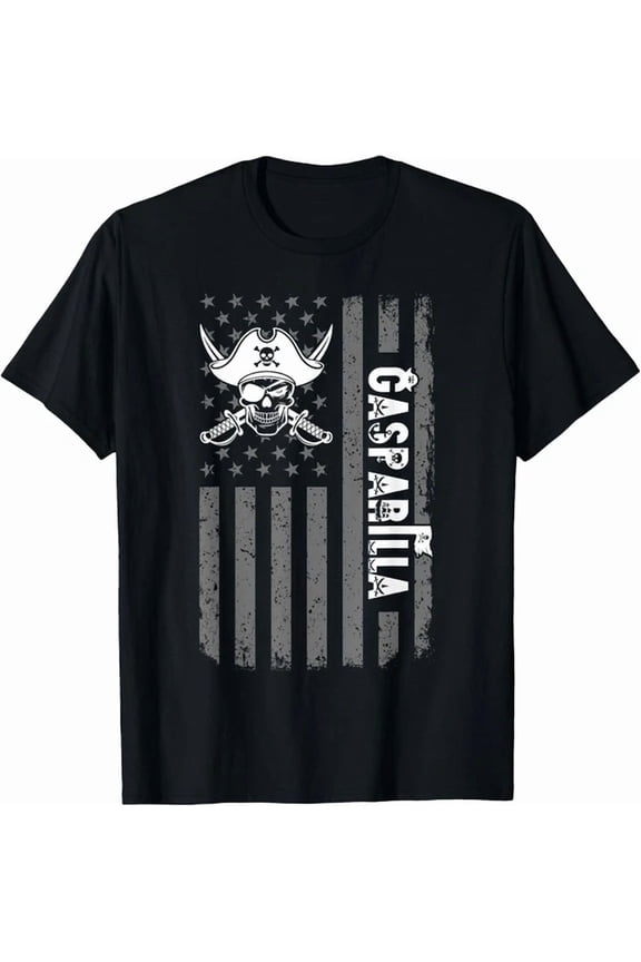 Gasparilla Pirate Festival 2025 American Flag Gasparilla Gift T-Shirt, Unisex T-Shirt