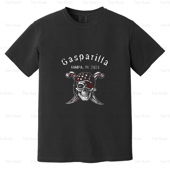 Gasparilla Pirate Souvenir Tampa Parade FL Festival, Florida, Gift, Comfort Color T-Shirt Unisex, up to 4XL