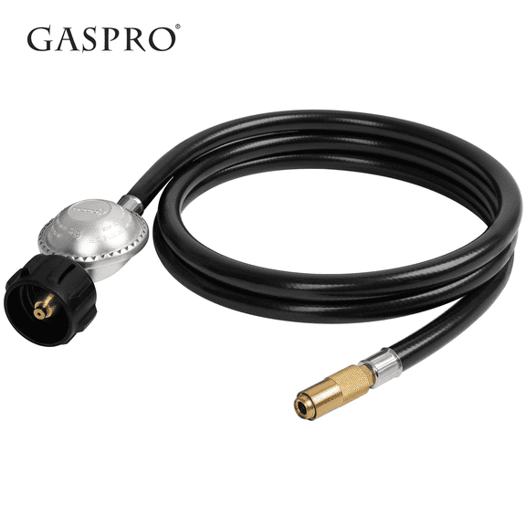 GASPRO 6FT Propane Adapter Hose for Blackstone 17" & 22" Griddles, Fits Models 1666, 1813, 1814, 1971, 2350, and More, Connects to 540 lb Tanks, Replacement Part for Propane Regulator Hose