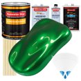 thumbnail image 1 of Gasser Green Metallic Gallon URETHANE BASECOAT CLEARCOAT Car Auto Paint SLOW Kit, 1 of 6
