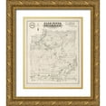 thumbnail image 1 of Gast 20x23 Gold Ornate Wood Framed with Double Matting Museum Art Print Titled - Palo Pinto County Texas - Gast 1880, 1 of 4