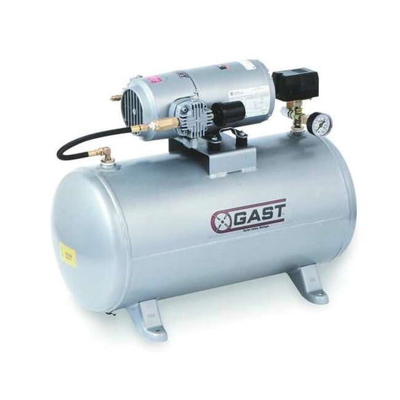 Gast Electric Air Compressor,Tank Mounted 3HBB-69T-M300AX