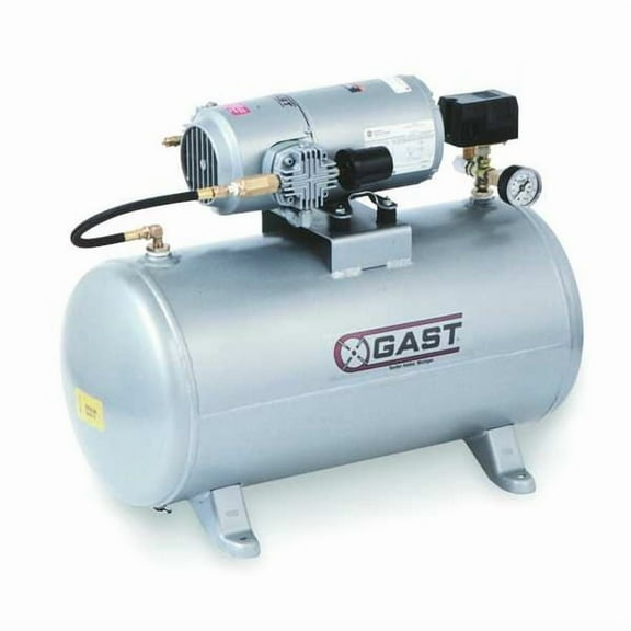 Gast Electric Air Compressor,Tank Mounted 3HBB-69T-M300AX