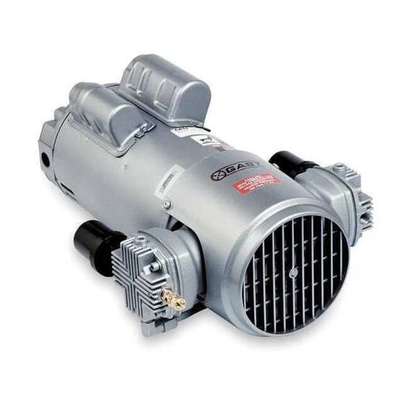 Gast Piston Air Compressor, 1HP, 115/230V, 1Ph 6HCA-12-M616NEX