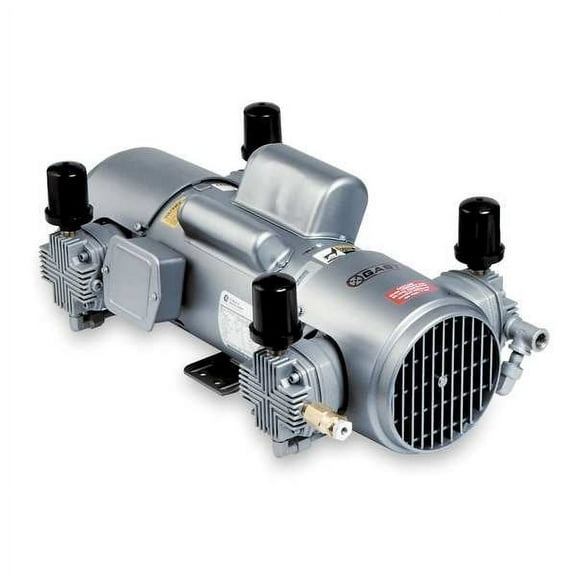 Gast Piston Air Compressor, 2HP, 115/230V, 1Ph 8HDM-19-M850X