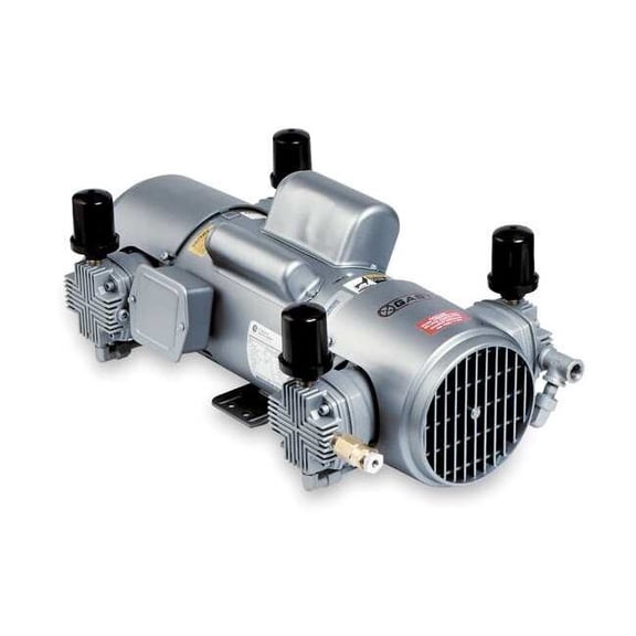 Gast Piston Air Compressor, 2HP, 115/230V, 1Ph 8HDM-19-M850X