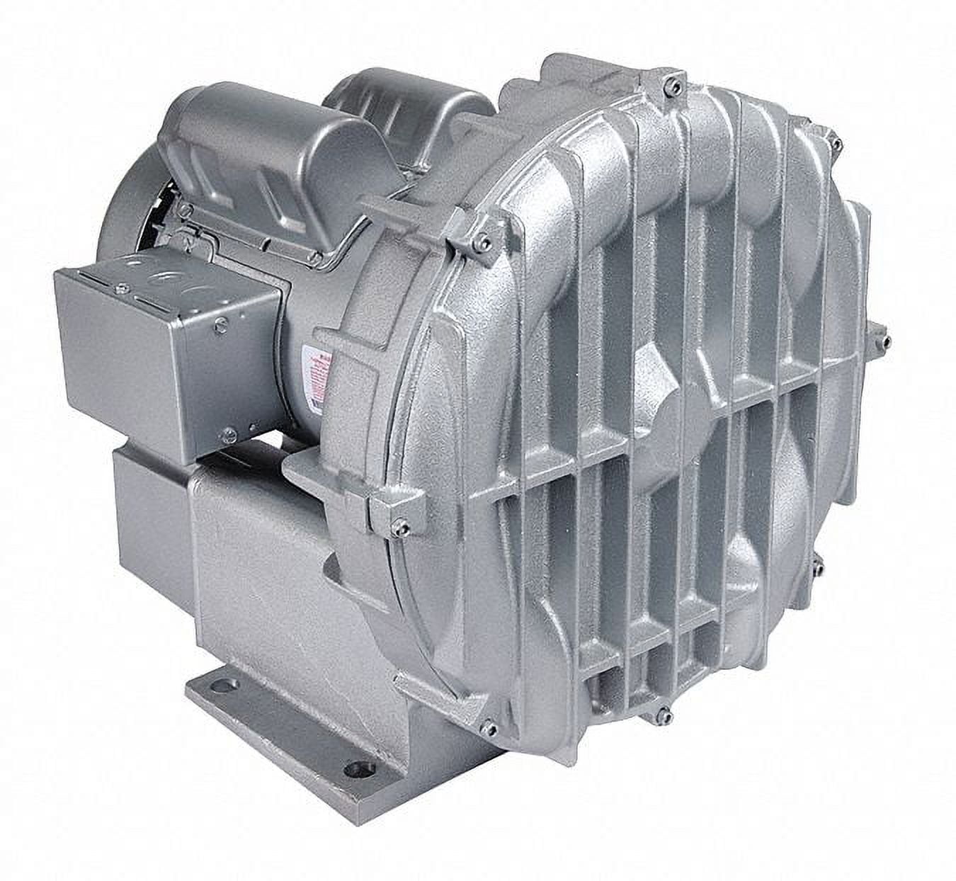 Gast Regenerative Blower, 1 1/2 hp,65 in Hg R4P115