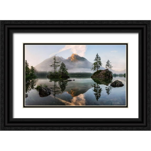 Gastager, Daniel 14x10 Black Ornate Wood Framed with Double Matting Museum Art Print Titled - Natures Awakening