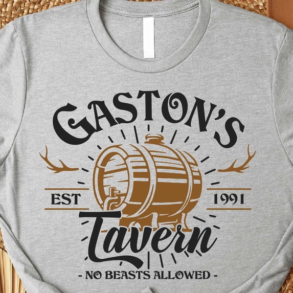 Gastonamp39s Tavern Est 1991 TShirt Gastons Bar Shirt Family Vacation Fantasyland Shirt Ma