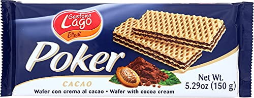 Gastone Lago Cocoa Cream Wafer Cookies 5.29 oz (Pack Of 16)