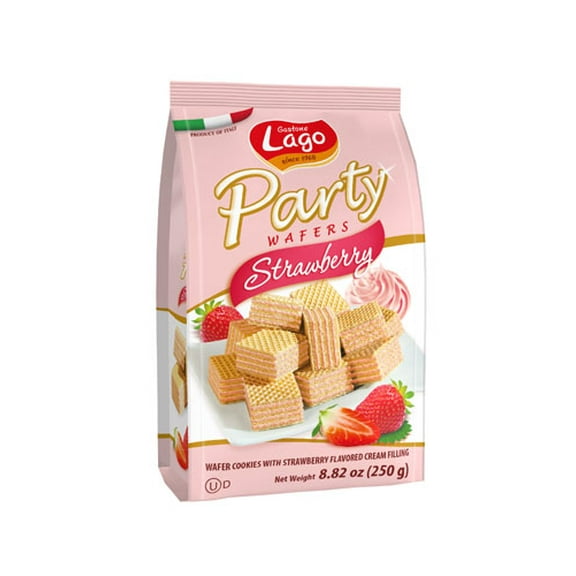 Gastone Lago Strawberry Cookie Bags 8.8 oz (Pack of 10)