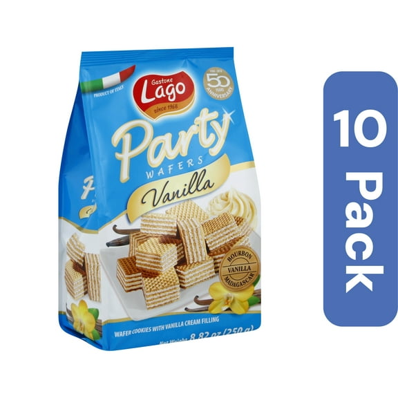 Gastone Lago Vanilla Cookie Party Bag 8.82 oz (Pack of 10)
