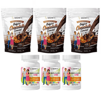 Gastric Bypass Complete Vitamin Pack - Chewables Size: 1-Month Supply, BariatricPal Multivitamin ONE: Orange Citrus Chewable - Iron Free, BariatricPal Calcium Citrate Chews: Belgian Chocolate Caramel