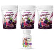 Gastric Sleeve Complete Vitamin Pack - Capsules Size 3-Month Supply, BariatricPal Multivitamin ONE Capsule with 45mg Iron, BariatricPal Calcium Citrate Soft Chews Wild Grape