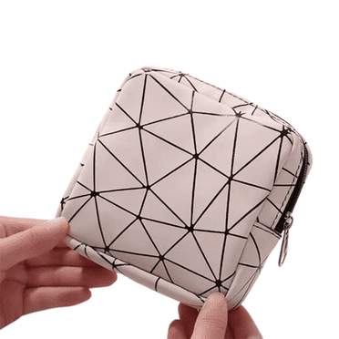 Gastropod Coin Purse Sanitary Napkin Storage Bag Travel Bags Portable Coin Purse Zipper Pouch Off White
