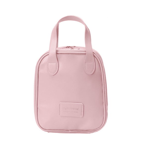 Gastropod Makeup Bag,Travel Toiletry Bag,270 Wide Opening Travel Backpack,Rose Powder