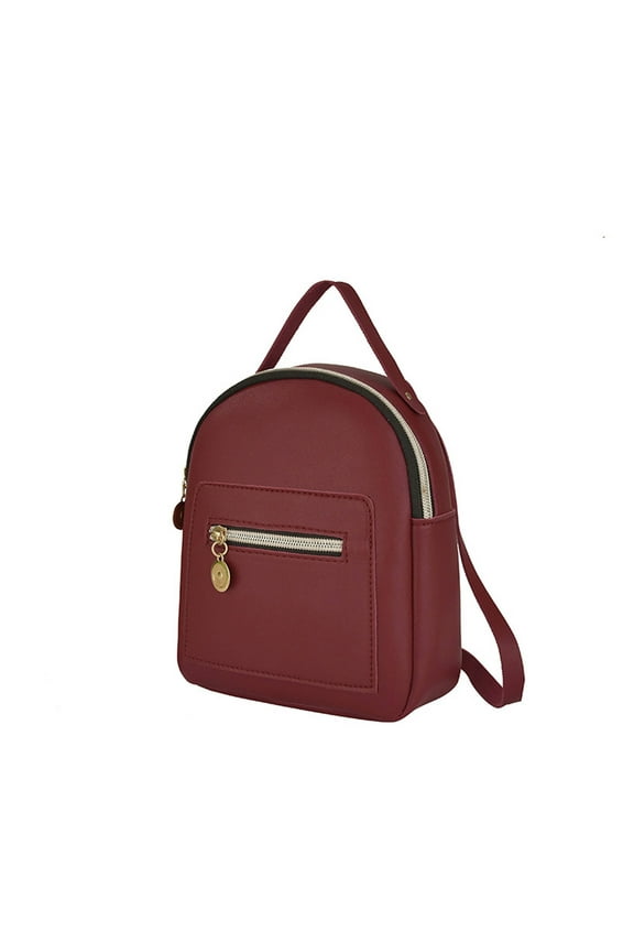 Small Backpack,Small Waterproof Leather Backpack Purse for Women,Cute Mini Purse Backpack for Shopping