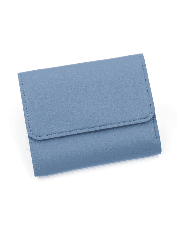Small Wallets Woman Fresh and Sweet Card Holder Wallet for Women Coin Purse Clutch Small Wallet for Women Wallet for Girls Blue