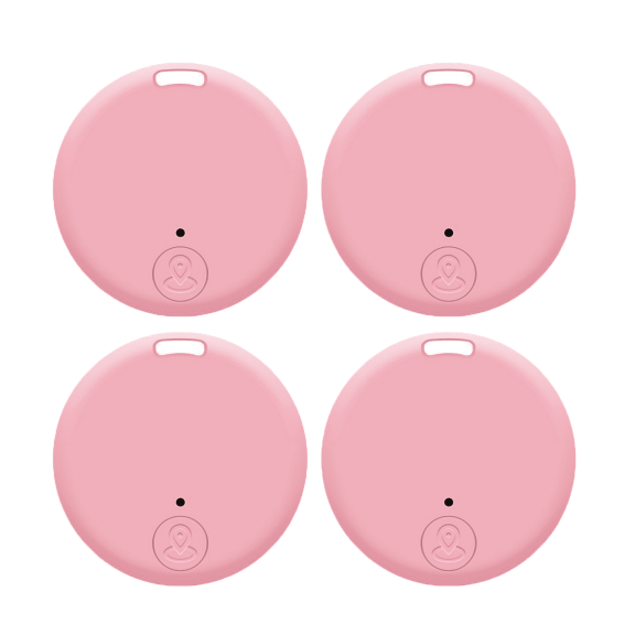 Gastropod 4Pcs Tracker Tag Intelligent Anti-Lost Tracking Artifact Wallet Tracker Smart Locator Gps Tracker Pink