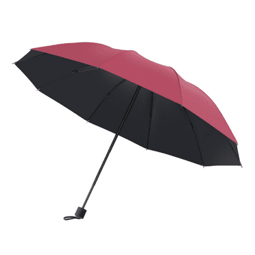 Gastropod Umbrella, Mini Umbrella for Travel, Compact Umbrella with Stylish Gold-Trimmed Handle