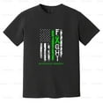thumbnail image 1 of Gastroschisis Warrior Flag Awareness Support Ribbon Fighter Gift, Comfort Color T-Shirt Unisex, up to 4XL, 1 of 4