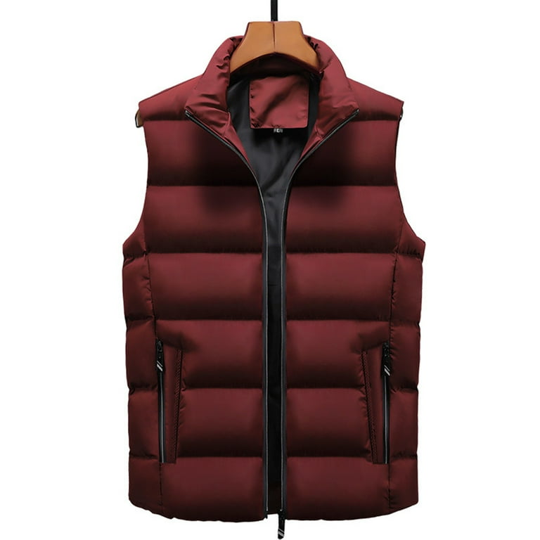Red puffer vest walmart top