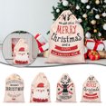 Gasue Christmas Decorations Santa Sacks Drawstring Christmas Bags