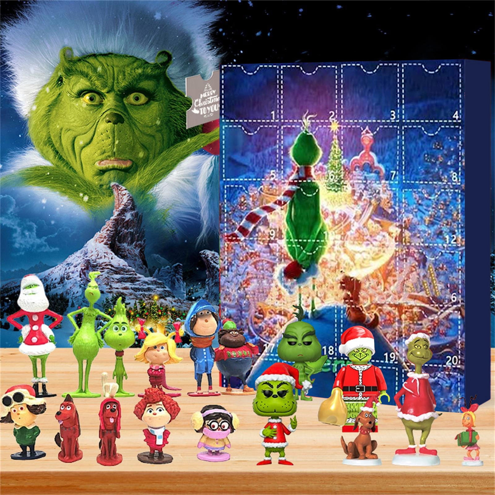 Gasue Grinch Christmas Decorations 2023 Christmas Advent Calendar