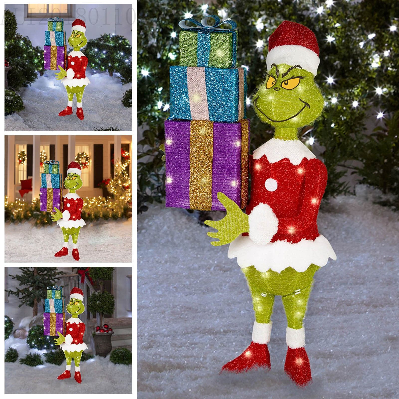 Gasue Grinch Christmas G-Rinch Christmas Decorations, 1Pcs Yard Signs ...