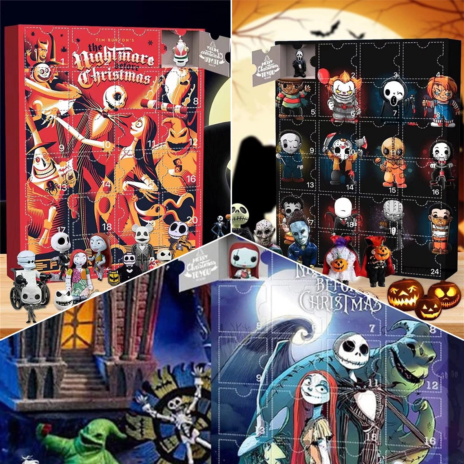 Gasue Halloween Decoraions Halloween Doll Advent Calendar Contains 2024 ...