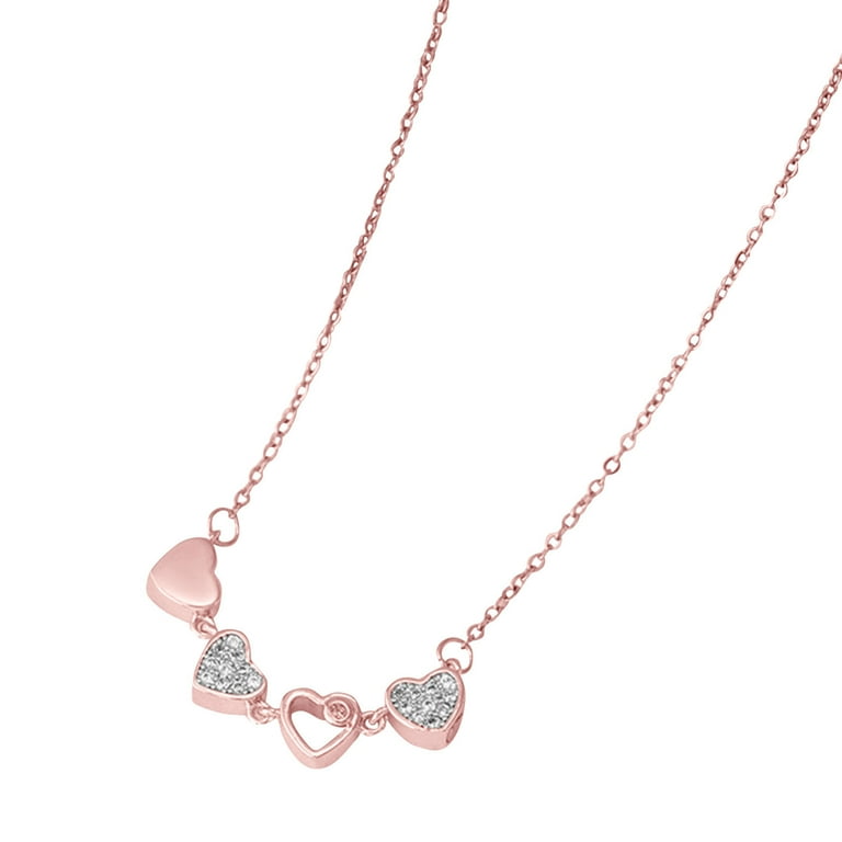 Gasue Valentines Day Gifts - Multi Wearing Heart Shaped Necklace 4