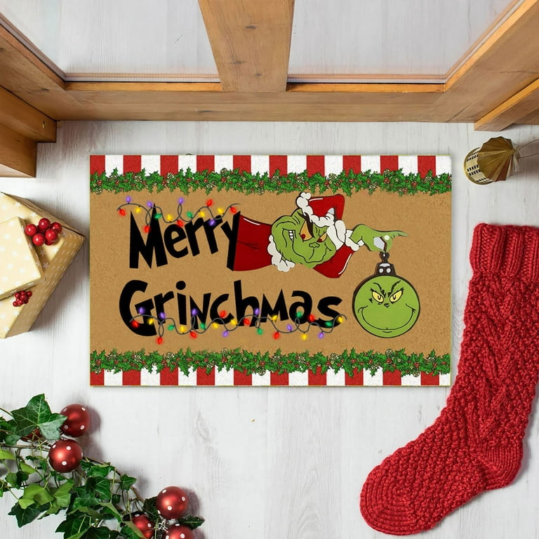 Funny Christmas Welcome To The Nuthouse Door Mat Home Decor - Teeholly