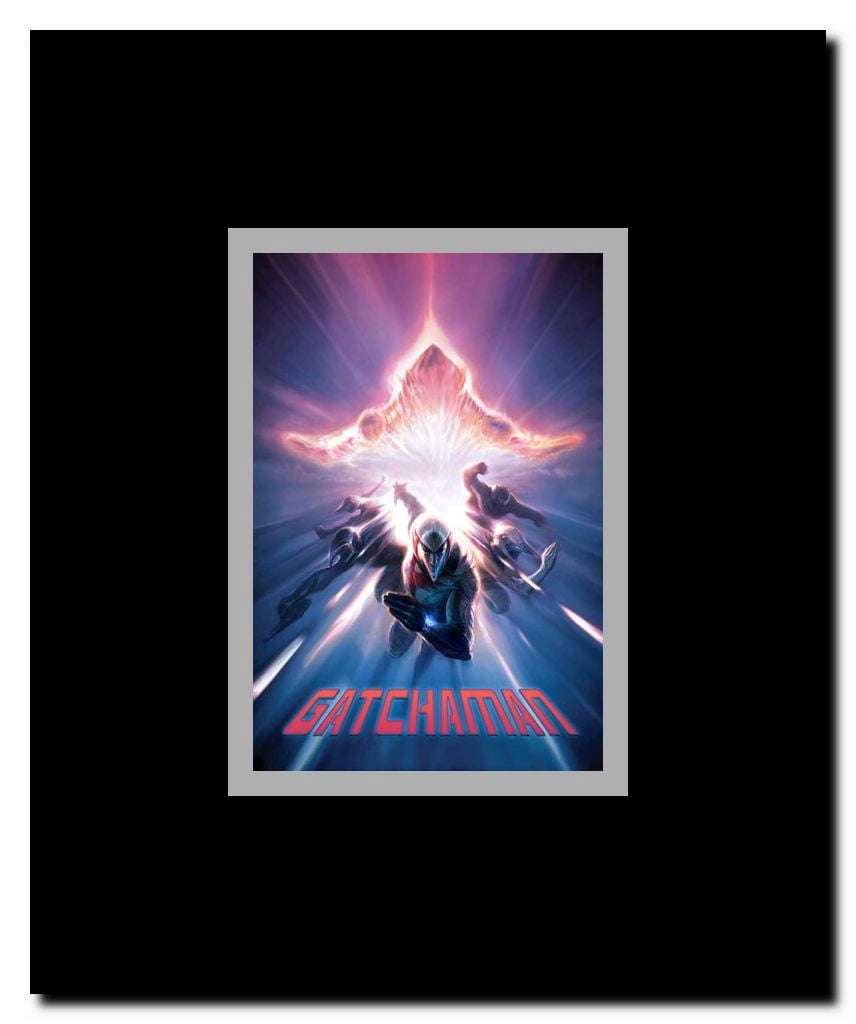 Gatchaman (Battle of the Planets) c.2009 - style A Framed Movie Poster