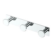 Gatco 1288 Glam All Modern D cor 11 Triple Robe Hook, Chrome