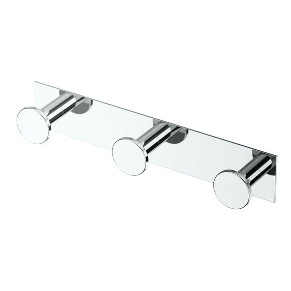 Gatco 1288 Glam All Modern Décor 11" Triple Robe Hook, Chrome