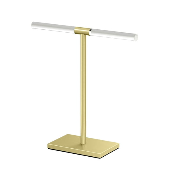 Gatco 1344B Countertop T-Shape Hand Towel Holder 11",Acrylic/Brass