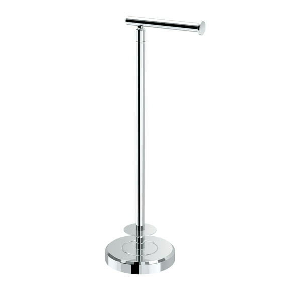 Gatco 1448C Latitude II 22" Standing Tissue Holder with Storage, Chrome