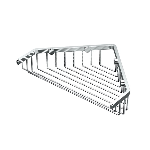 Gatco 1497 Corner 9.25" Shower Basket, Chrome