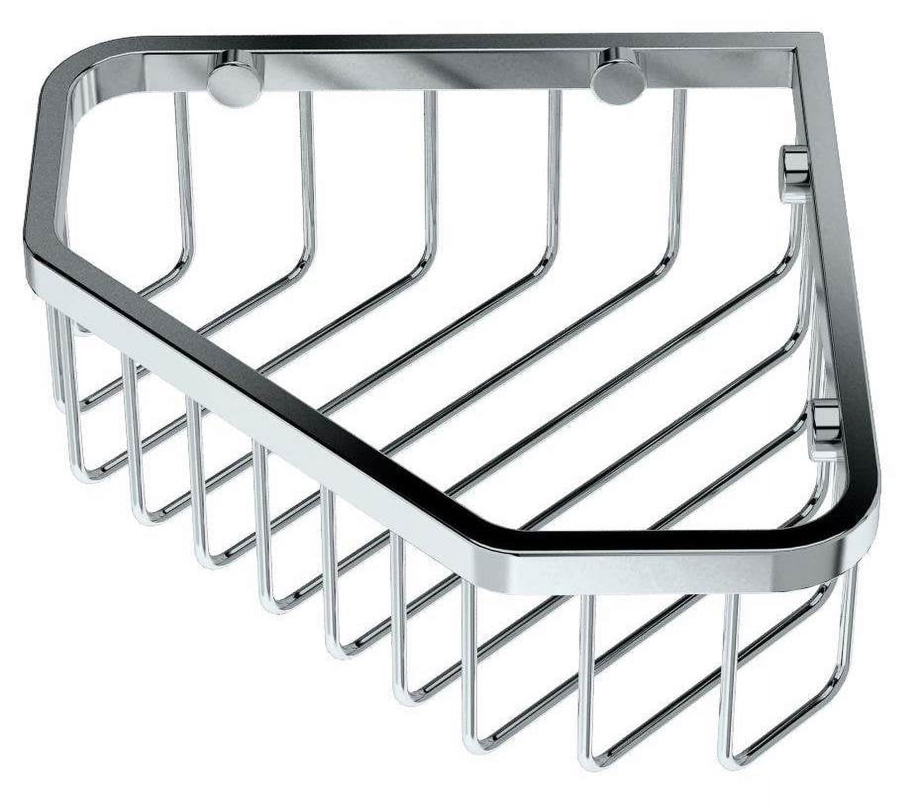 Gatco 1499 8 in. Shower Corner Basket in Chrome