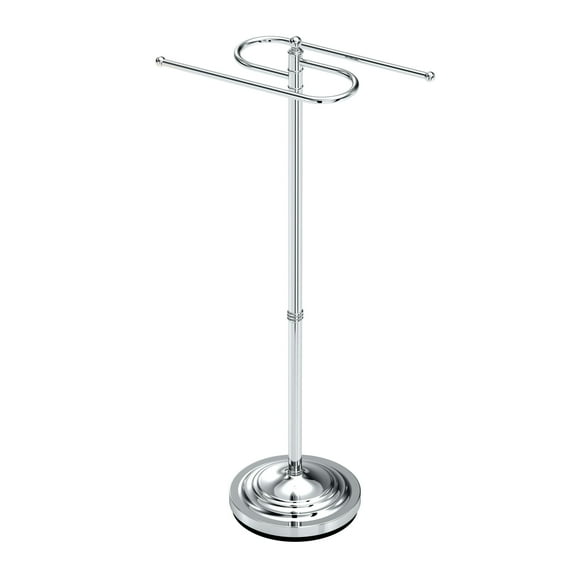 Gatco 1505 Floor S-Style Towel Stand, Chrome