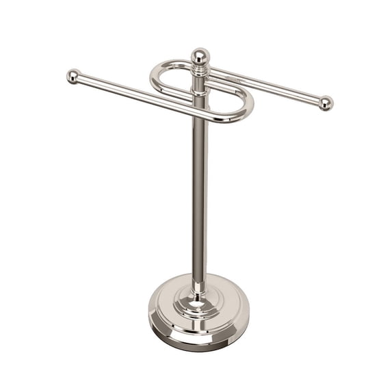 Gatco 1546PN Countertop S-Style Hand Towel Holder, Polished Nickel