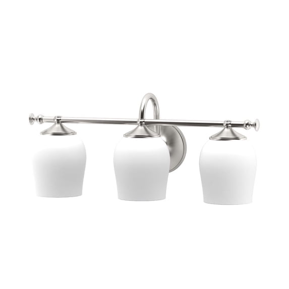 Gatco 1627 Tavern Triple Sconce, Satin Nickel