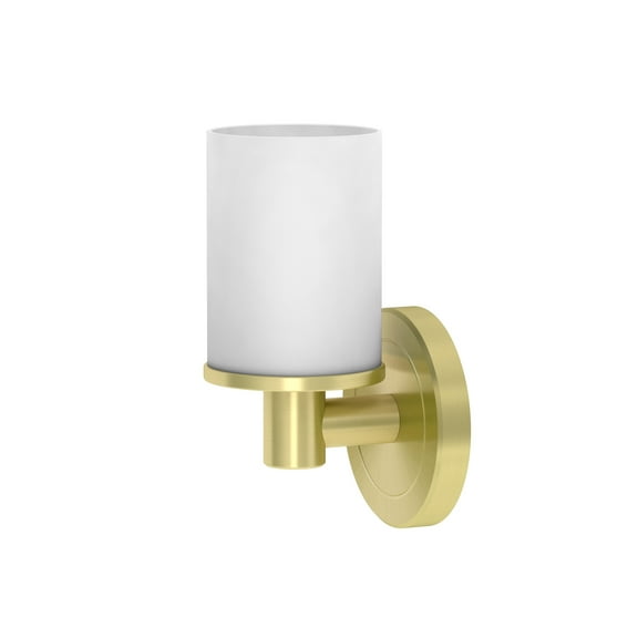 Gatco 1682 Latitude II Single Sconce, Brushed Brass