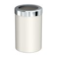 thumbnail image 1 of Gatco Latitude II Stainless Steel 2.9 Gallon Round Wastebasket with Removable Lid, Matte Pearl/Chrome Lid, 1 of 7