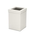 thumbnail image 1 of Gatco Elevate Stainless Steel 3 Gallon Square Wastebasket, Matte Pearl, 1 of 5