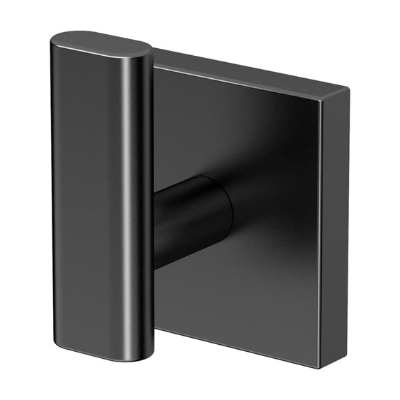 Gatco 4055MX Elevate Robe Hook, Matte Black