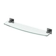 thumbnail image 1 of Gatco 4056MX Elevate Vanity Glass Shelf, Matte Black, 1 of 3